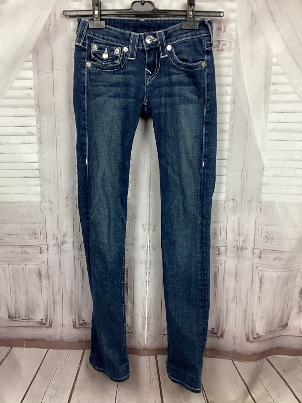 True Religion Skinny Blue Jeans 24